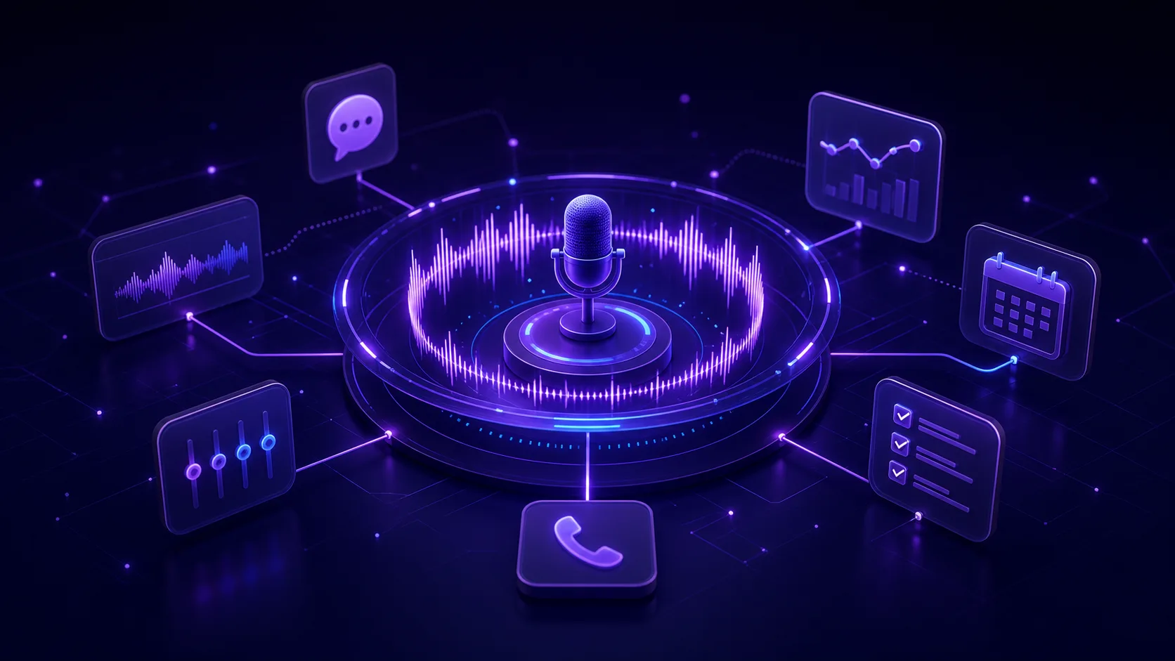 AI Voice Assistants service visual