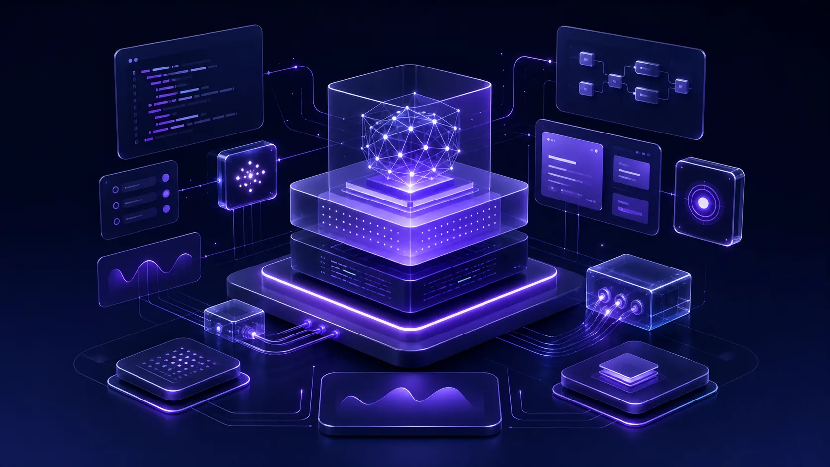Custom AI Development service visual