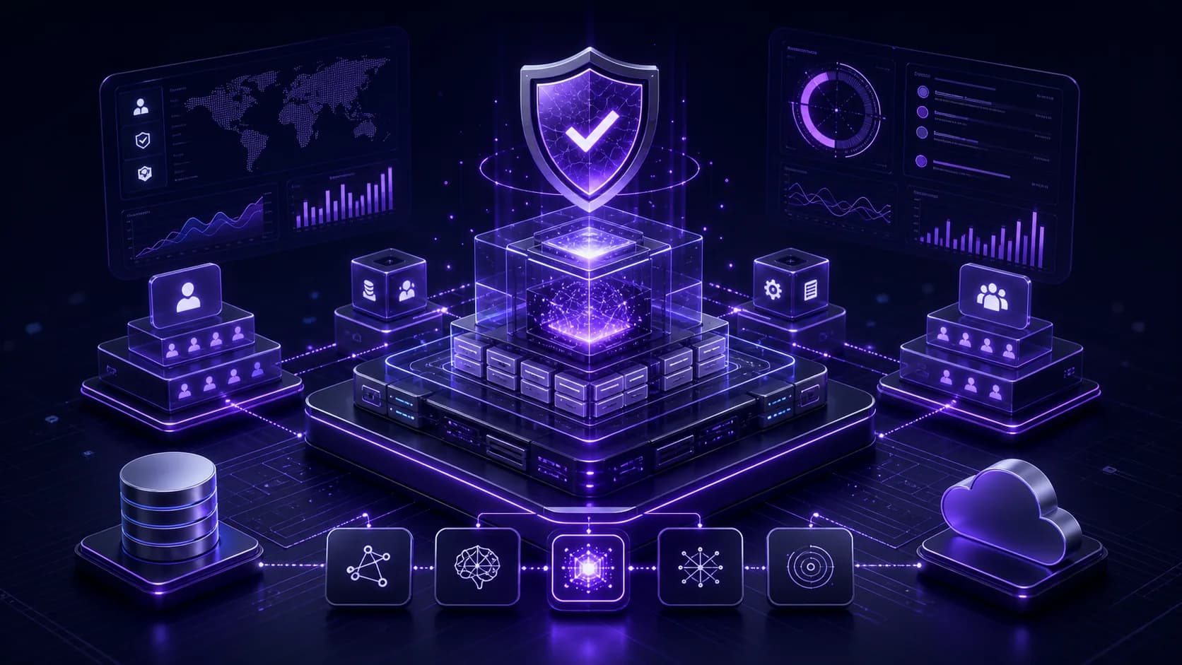 Enterprise AI service visual