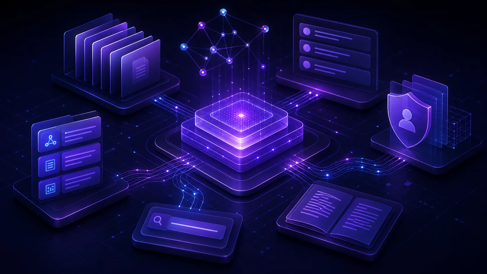 Knowledge Base AI service visual