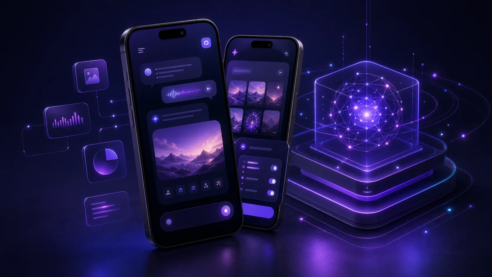 React Native AI Apps service visual